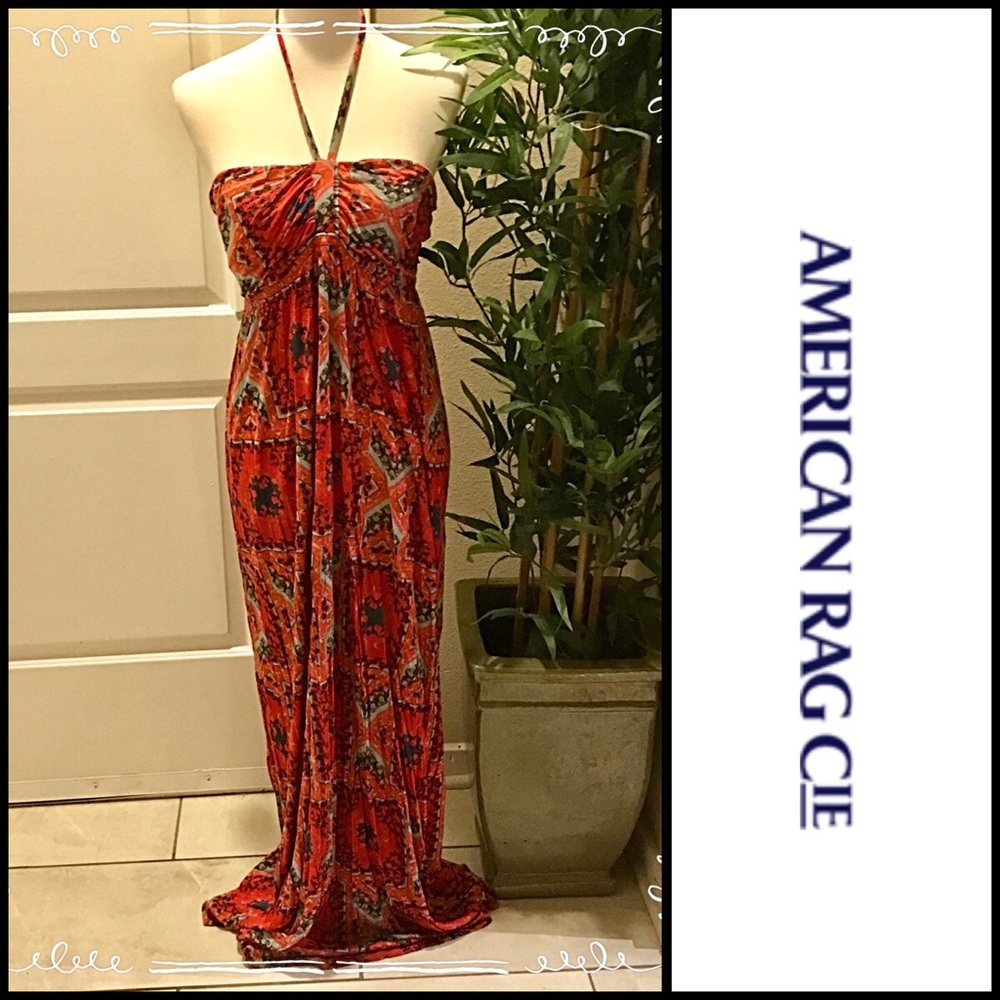 👗 American Rag Strapless Maxi Dress 👗 Sz M